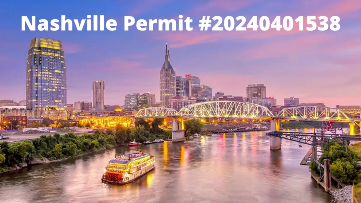 A sweeping view of the Nashville skyline at dusk, illuminated bridges, and a riverboat cruising along the water. The urban landscape shimmers with evening energy, blending architectural beauty with the promise of city adventures.